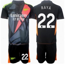Arsenal David Raya #22 Keeper Tredjedraktsett Barn 2024-25 Kortermet (+ korte bukser)